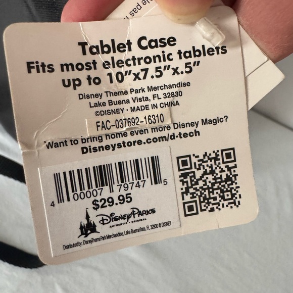 NWT Disney Minnie Mouse padded tablet crossbody - Picture 3 of 5